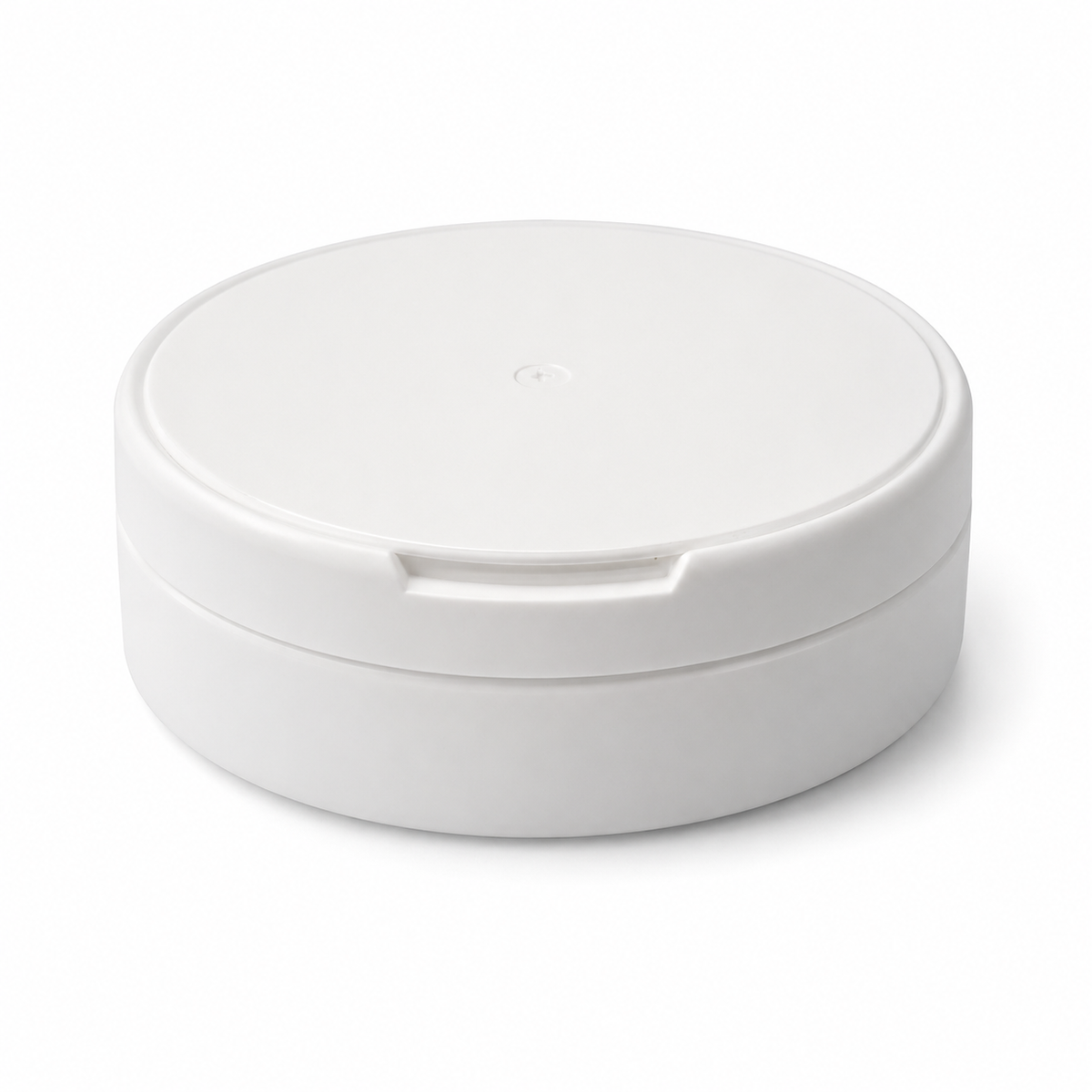 Round snus can